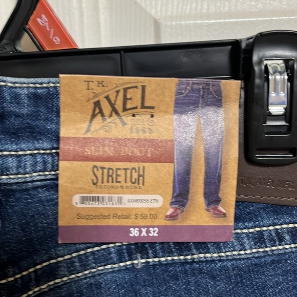 Axle Jeans Men’s Slim Boot Cut Size 36x32 NWT - Picture 6 of 8